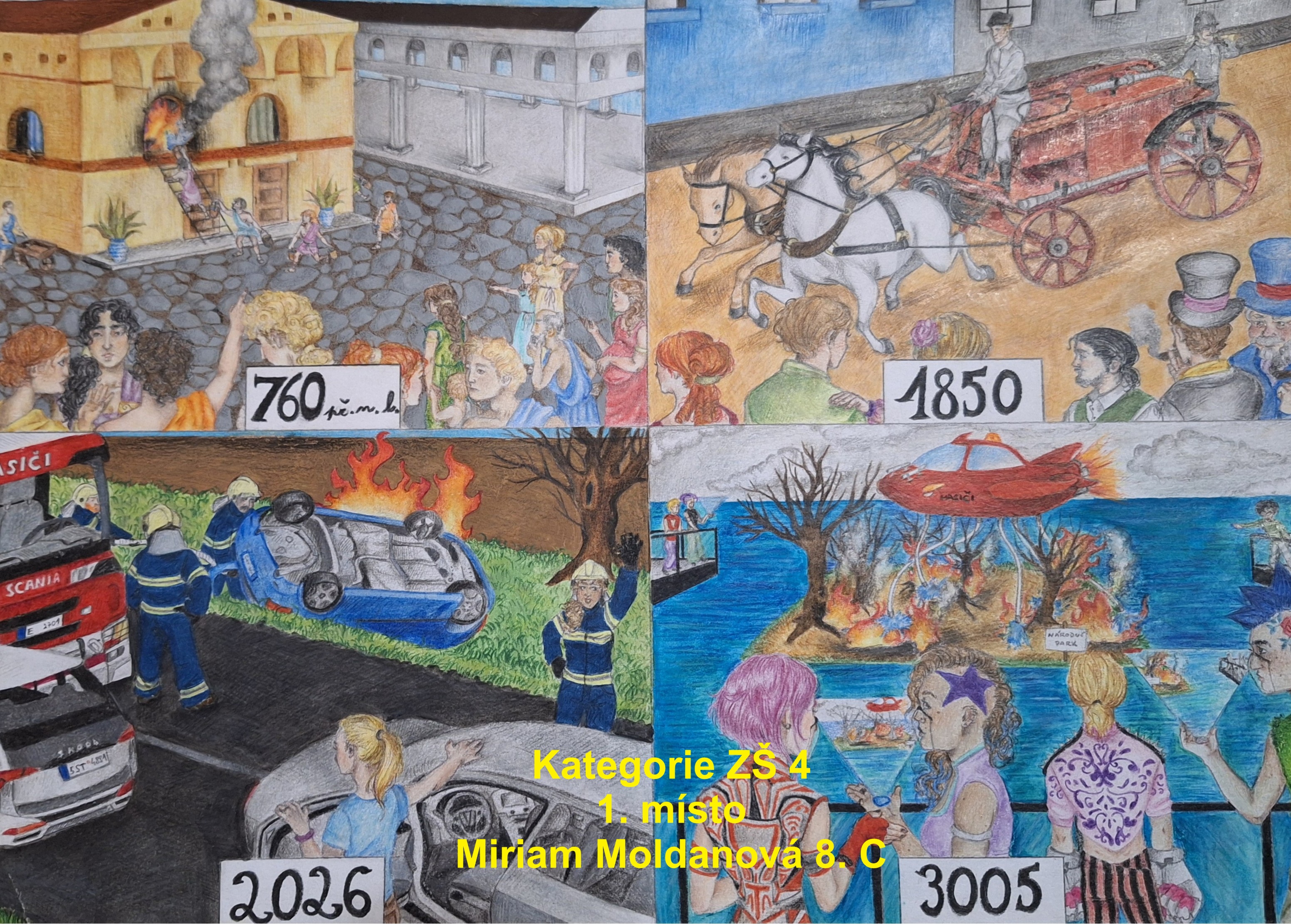 Požární ochrana očima dětí a mládeže - školní kolo výtvarné soutěže